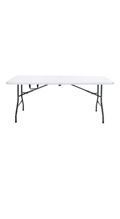 Обідній стіл Astano Plastic білий розкладний, на 6 осіб новий!