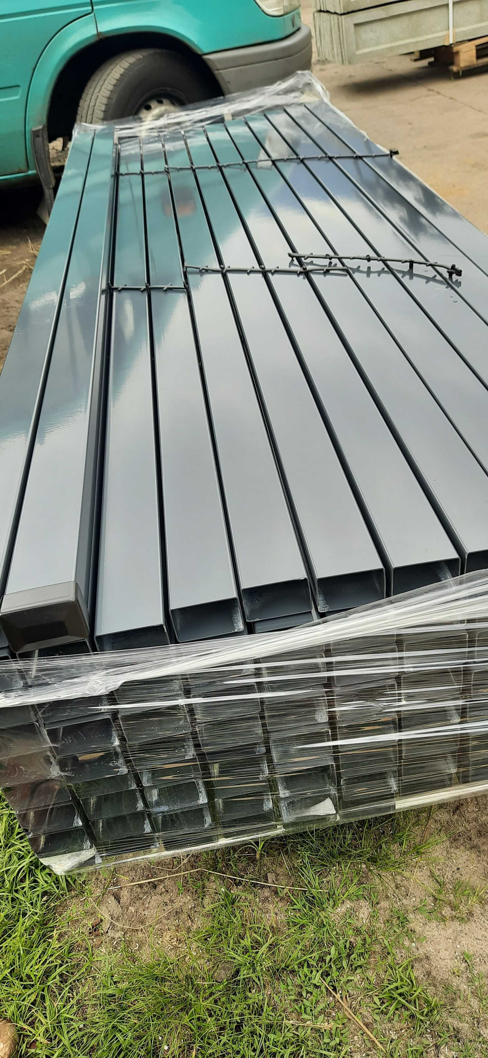 Słupek panelowy 60x40  h- 230 antracyt 7016