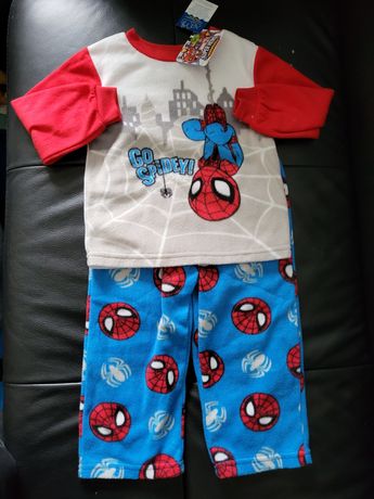Nowa piżama polarowa chłopięca spiderman 98