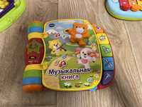 Дитяча музична музыкальная розвиваюча інтерактивна книга книжка Vtech