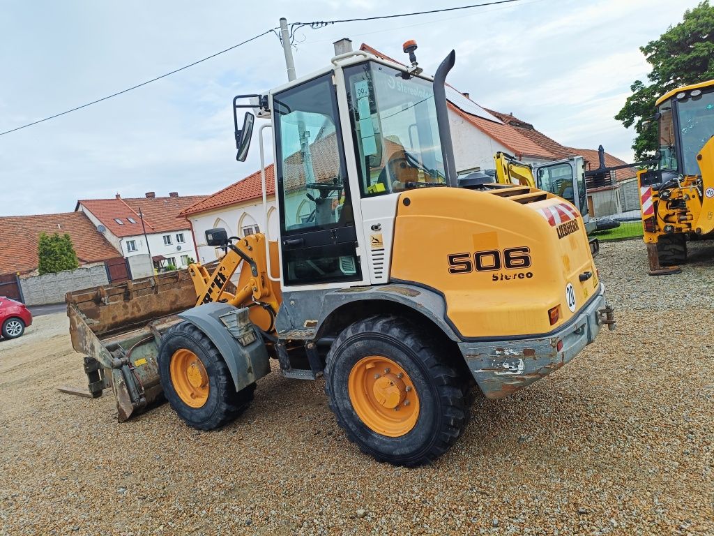 Ładowarka Liebherr L506 stereo łyżka otwierana i widły nie cat Volvo
