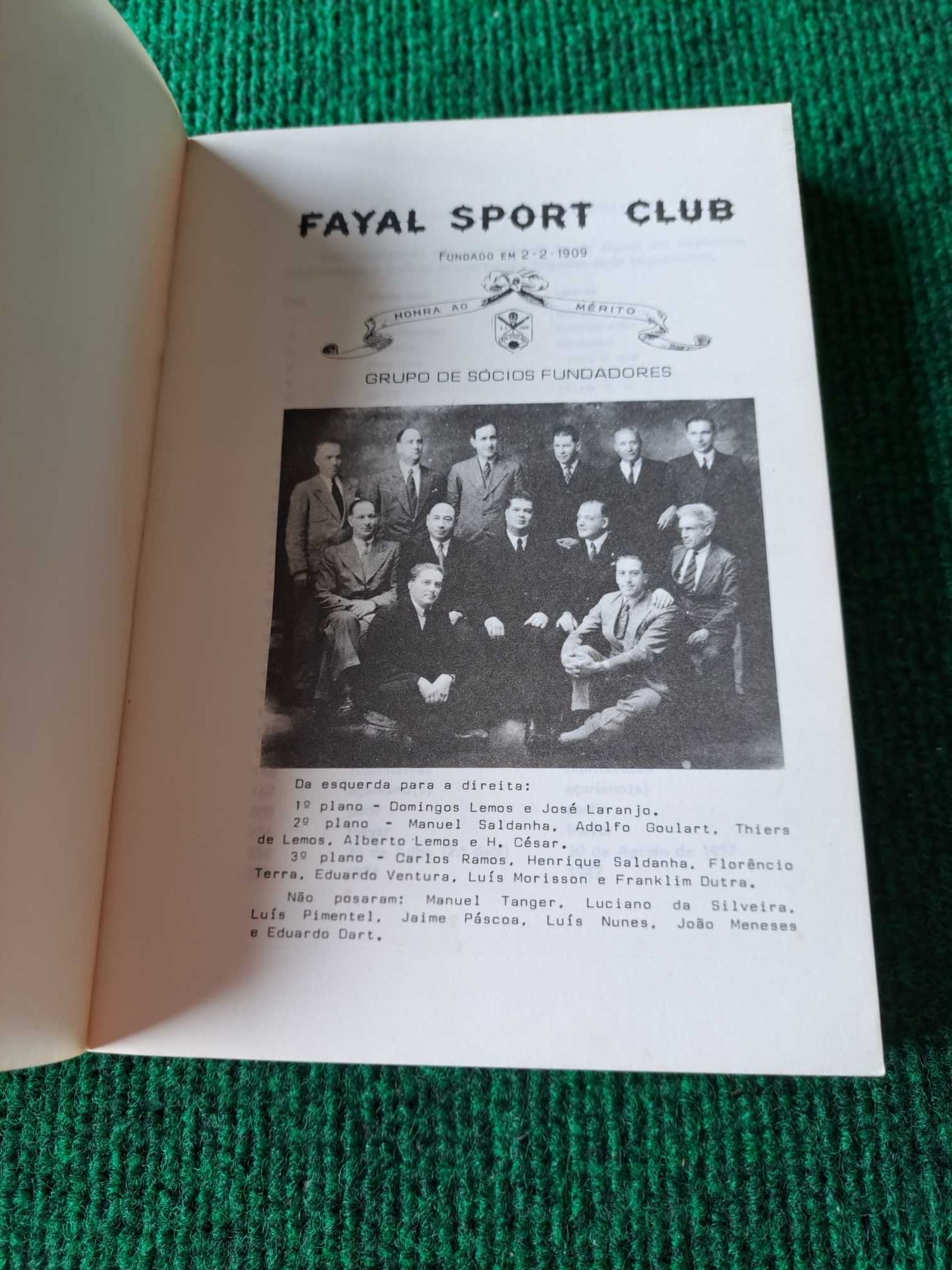 Fayal Sport Club - Subs. para a sua História - José Battencourt Brum