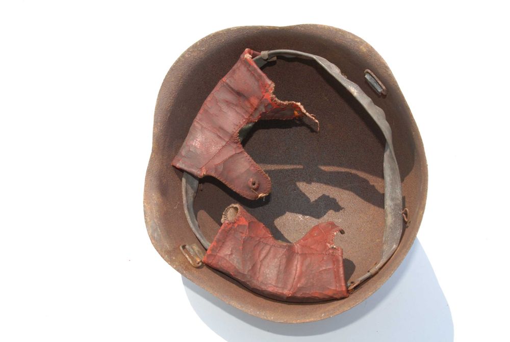 Stary przedwojenny hełm strażacki kask nakrycie głowy unikat antyk