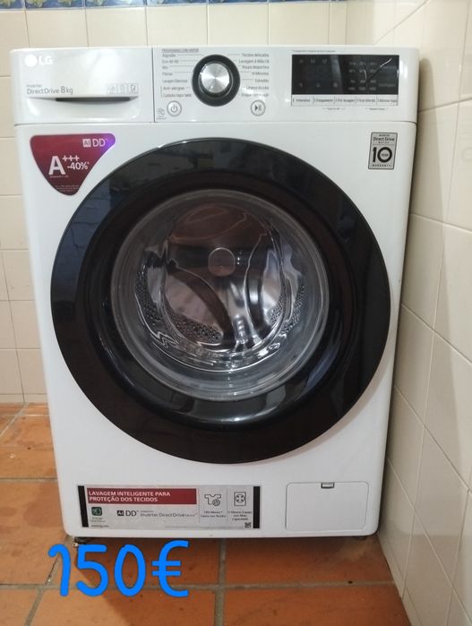Máquina de lavar roupa marca LG