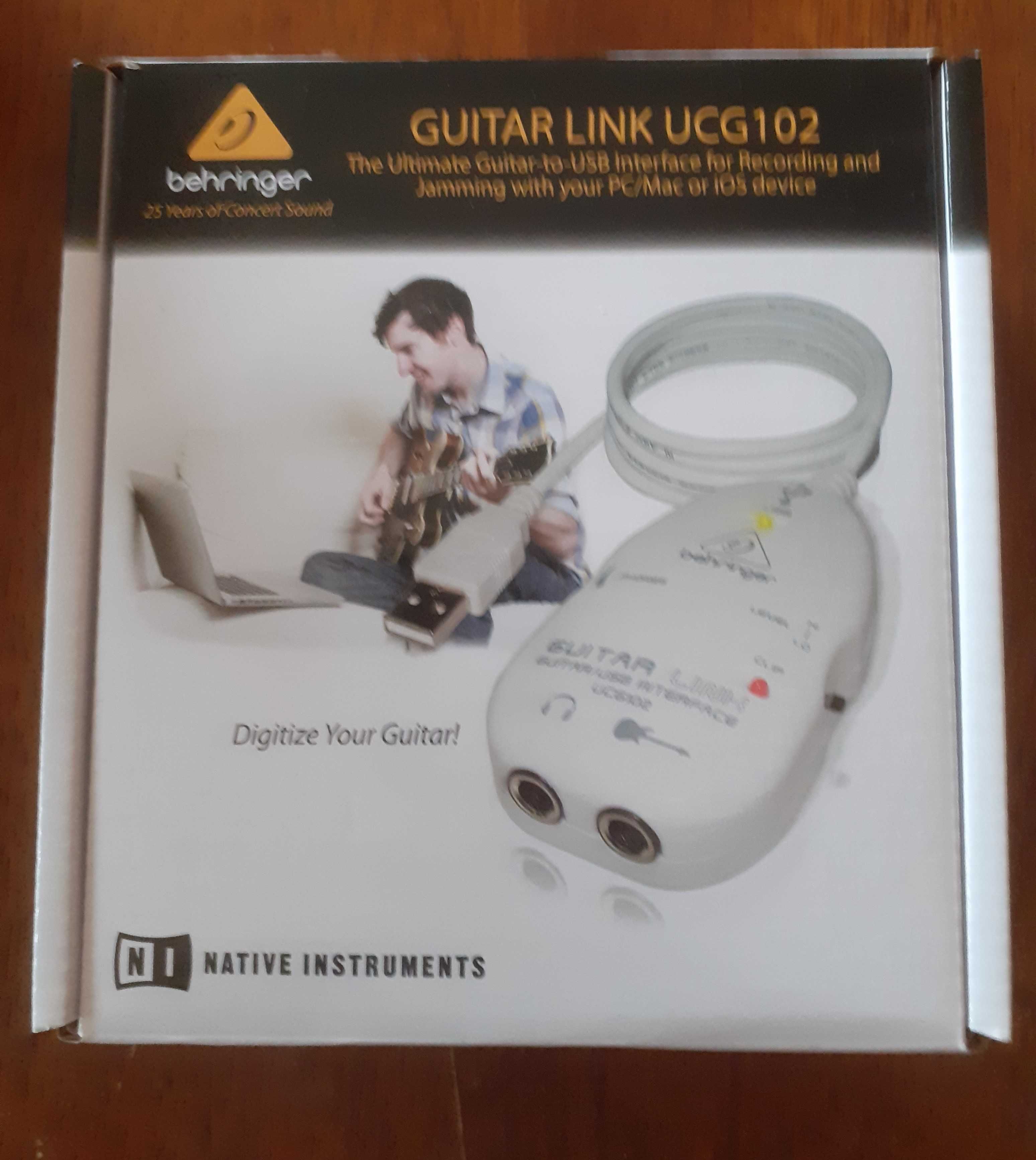 Behringer Guitar Link UCG102 como novo