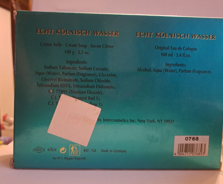 N4711 Echt Kolnisch Wasser original eau de Cologne 100ml