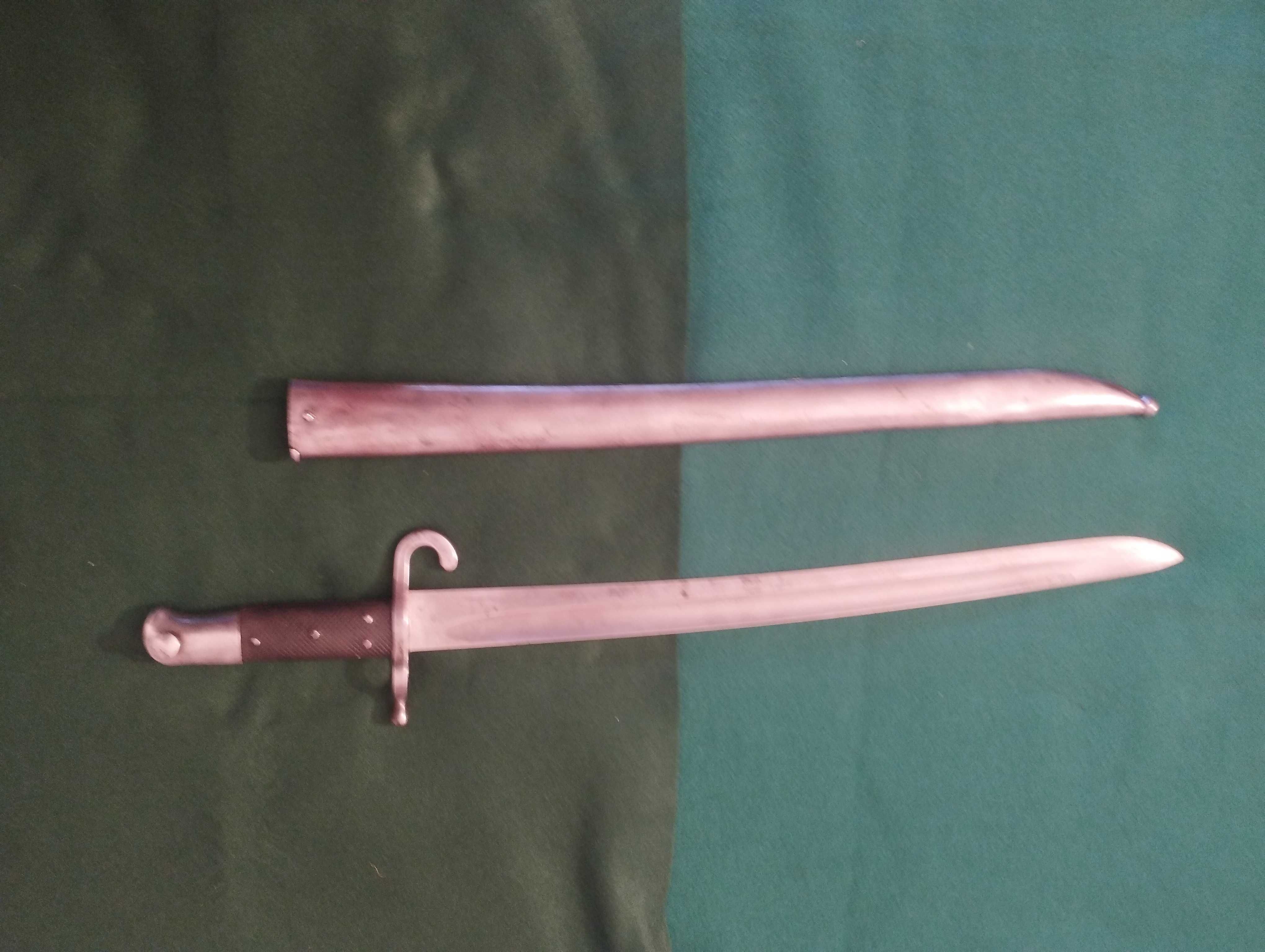 Baioneta Yataghan para espingarda austro-húngara Werndl M1867