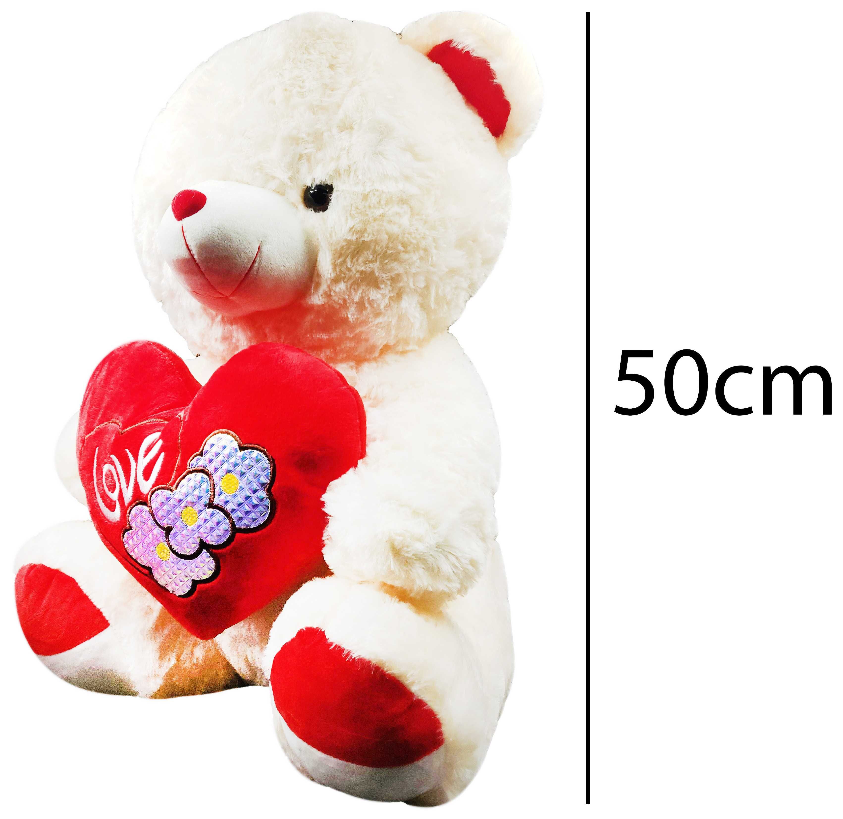 Miś pluszowy prezent na walentynki dzień kobiet 50cm
