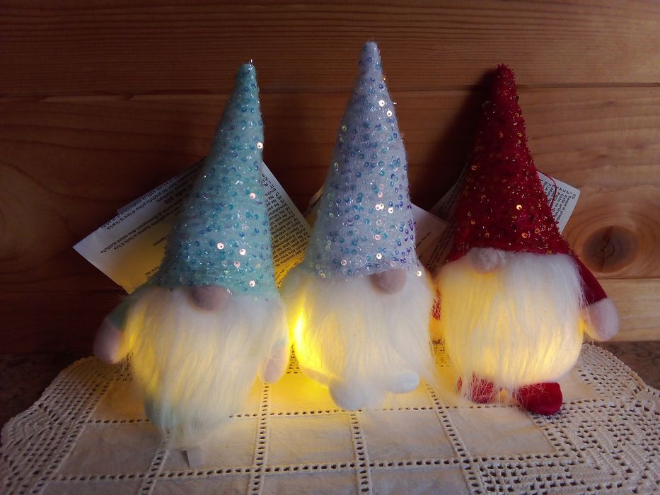 Conjunto Gnomos Luminosos de Natal