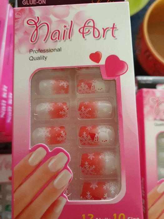 Paznokcie Nail Art Tipsy Press On Śliczne zestawy 140 sztuk Nowe