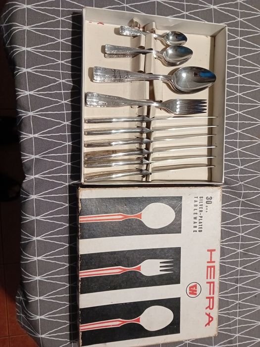 Sztućce posrebrzane