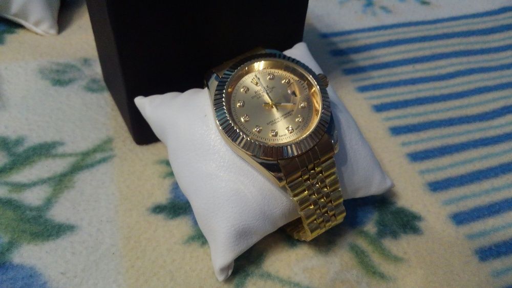 Подарунок Годинник чоловічий Rolex + коробка (часы мужские)