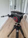 Zestaw filmowy - Statyw Manfrotto 055x PROB i głowica MVH 500 AH, supe