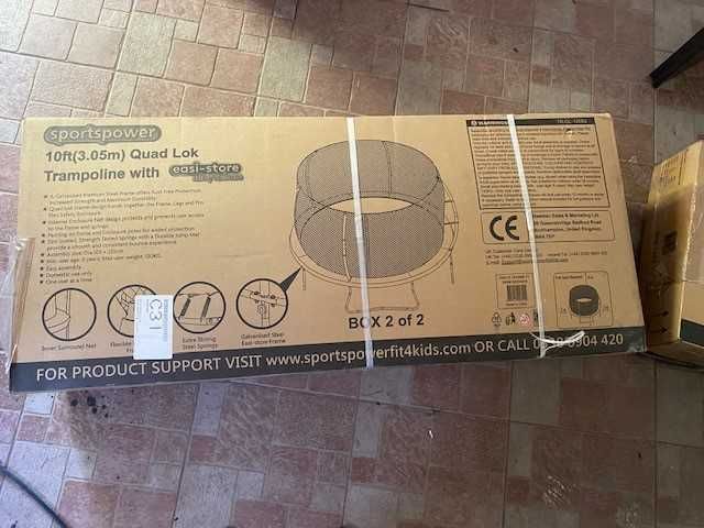Trampolina Sportspower 3.05m z siatka - NOWA