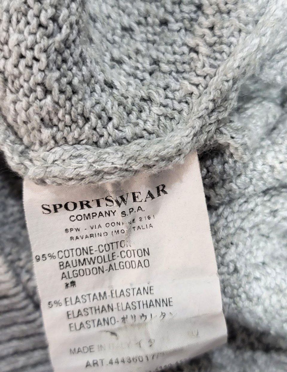 Свитер cp company с патчем