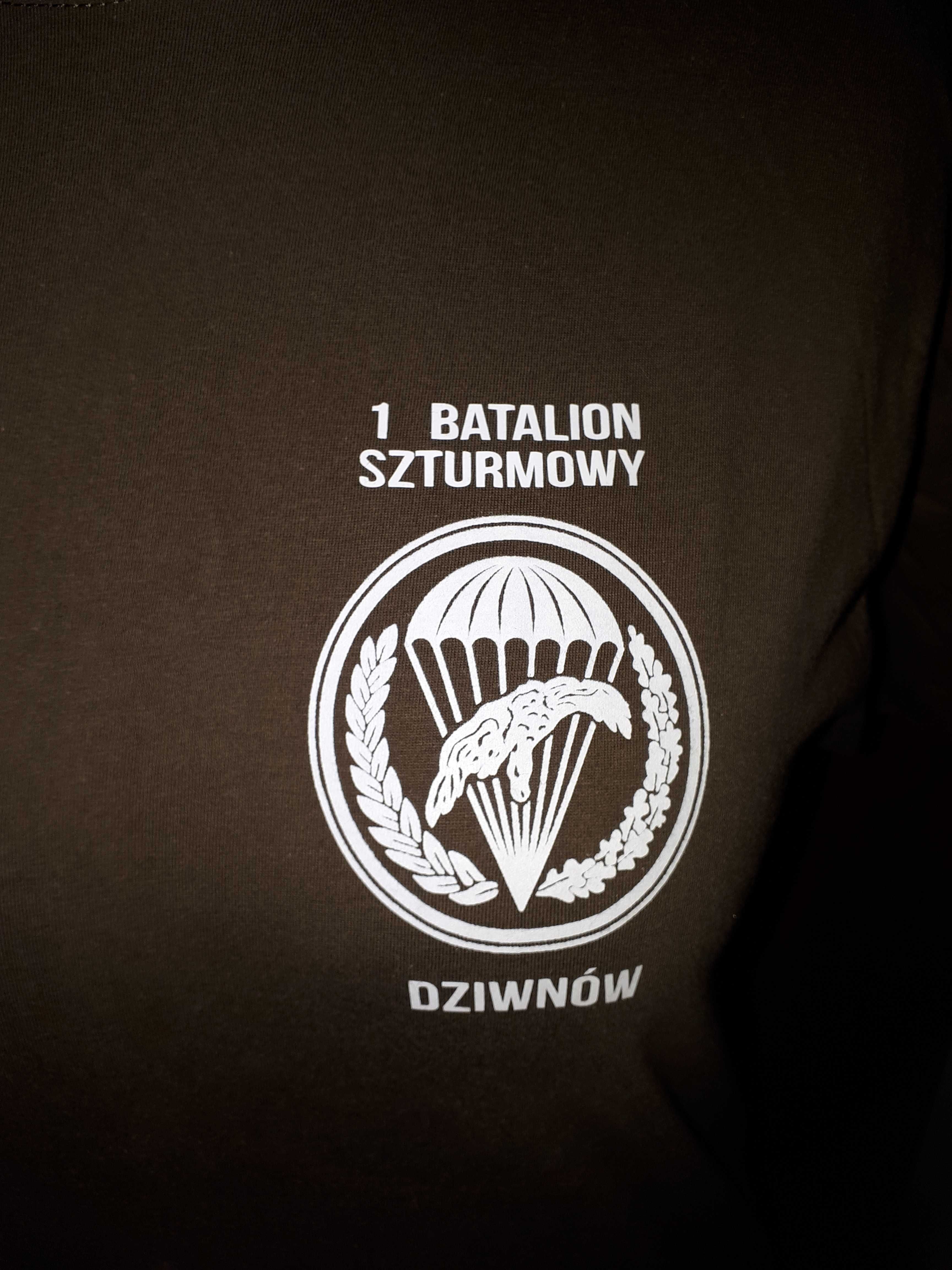 T-shirt khaki 1 Batalion Szturmowy Dziwnów Jestem Córką Komandosa
