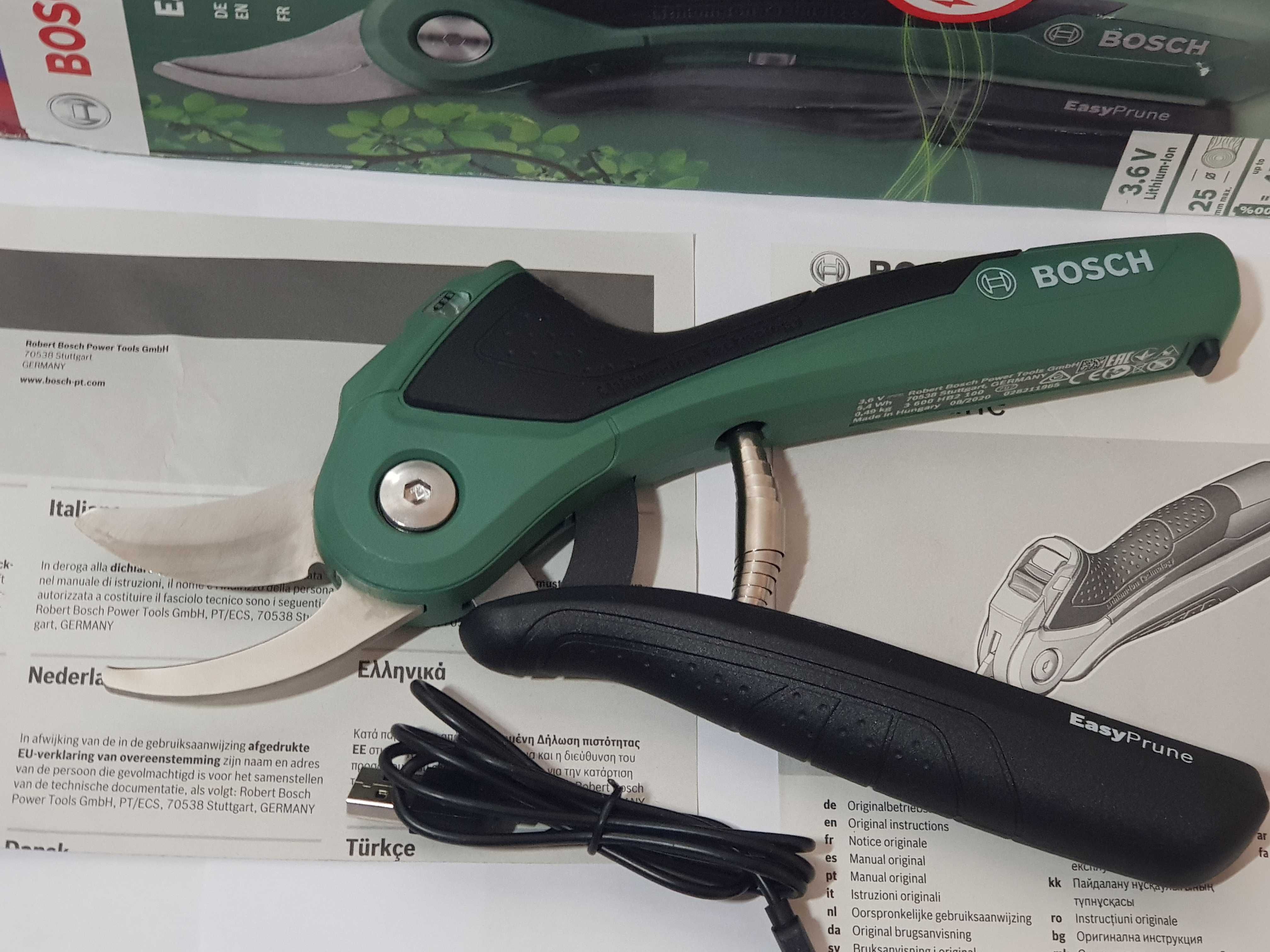 Sekator akumulatorowy BOSCH 3.6V Easy Prune Nowy