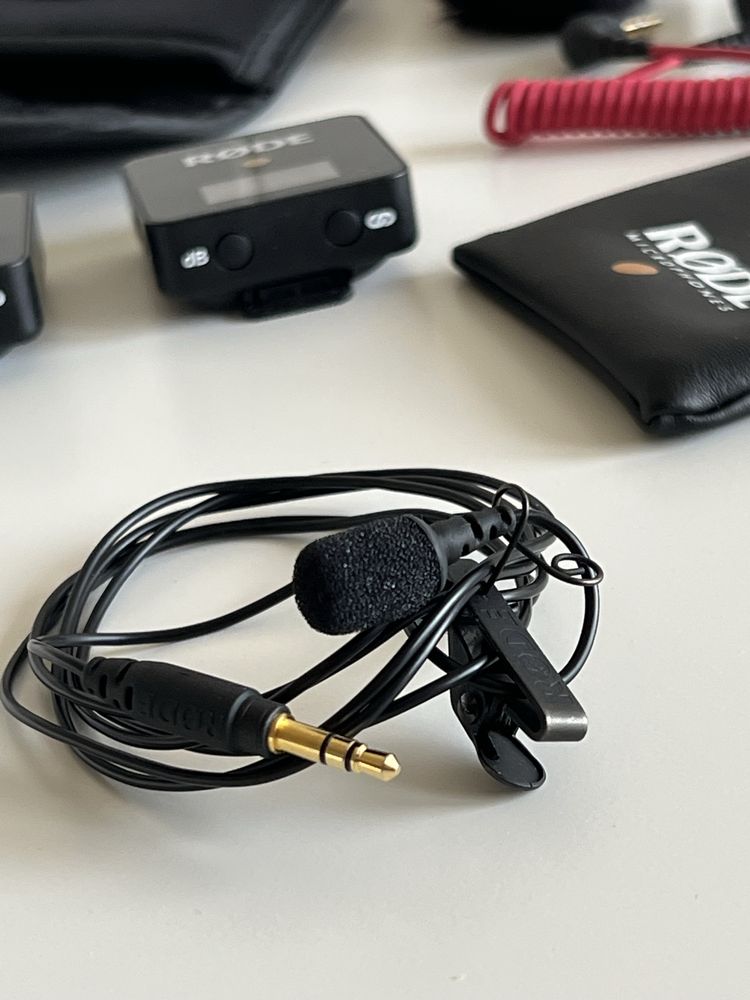 Rode Wireless GO + Lavalier Rode – Excelente estado!