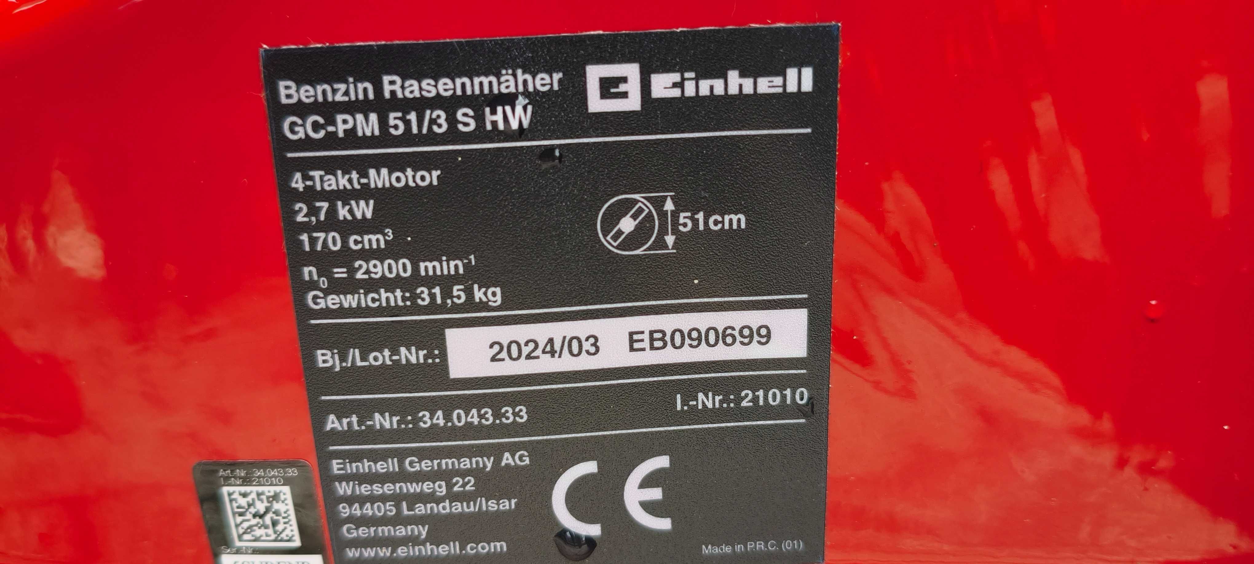 Kosiarka spalinowa Einhell GC-PM 51/3 S HW