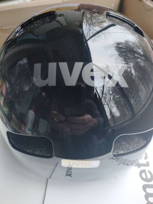 Велосипедный детский шлем Uvex kid 3 dirtbìke black 51-55 см Германия