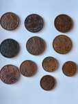 Moedas antigas de escudos