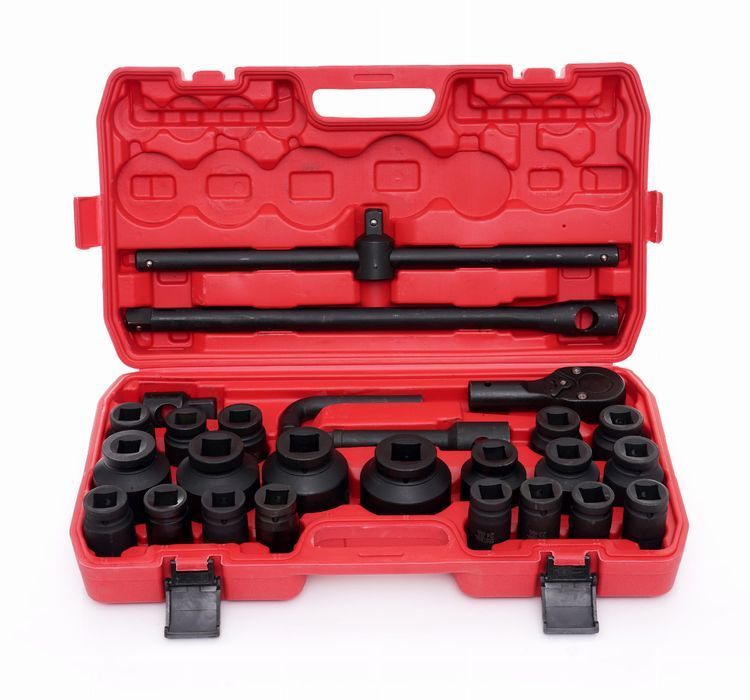 Nasadki udarowe 3/4" 26el. 6-kątne KD11758