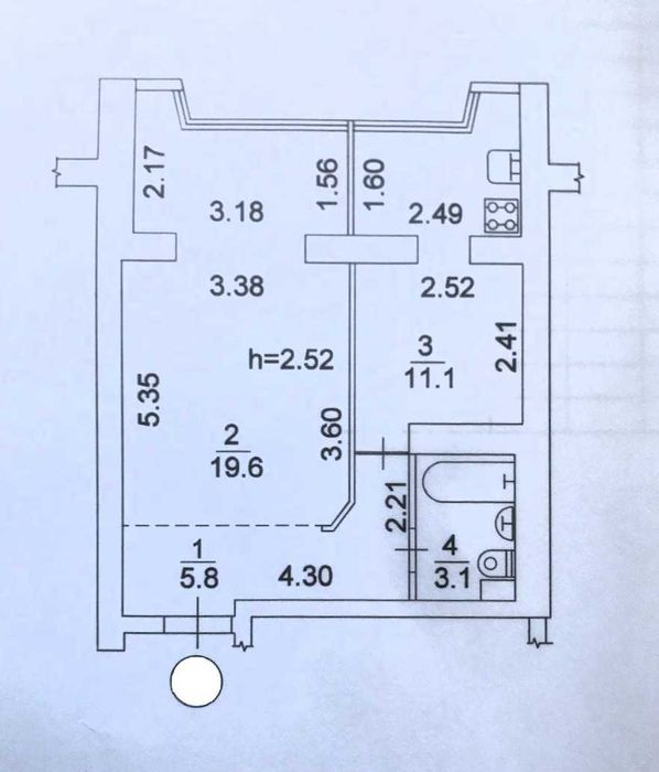 Продам 1 кімн. квартиру, Без комісії, Полярна 6, Оболонський