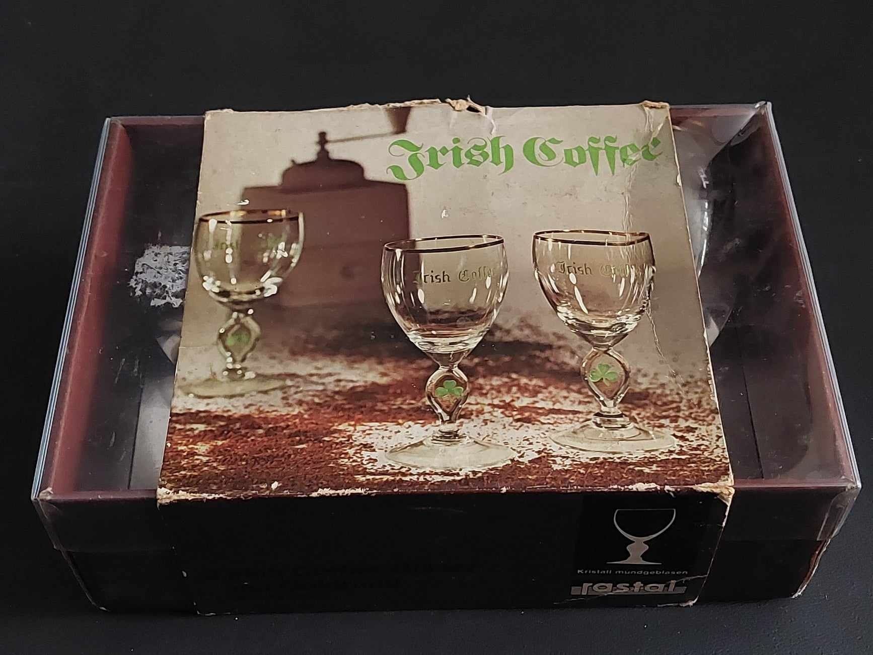 "Rastal" szkłanki krysztalowe na Irish Coffe 3 szt.
