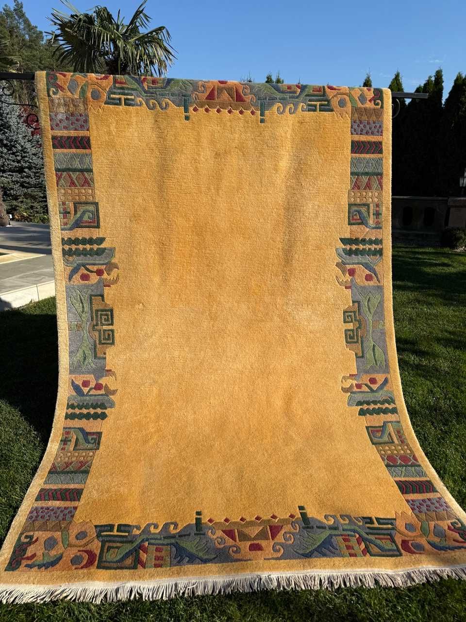 Dywan wełniany kaszmirowy r.tkany Nepal ART DECO 300x200 galeria12 tys