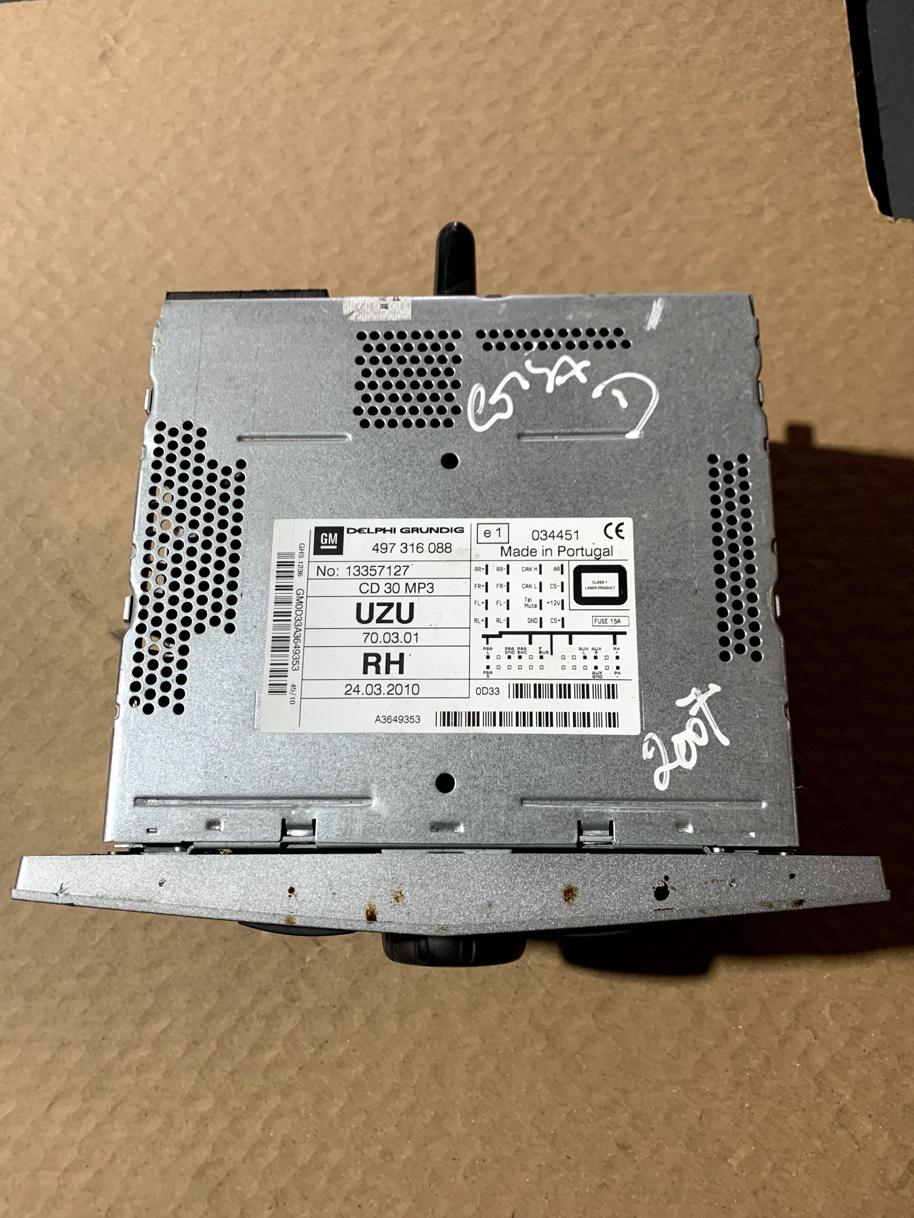 Radio Original Opel Corsa D