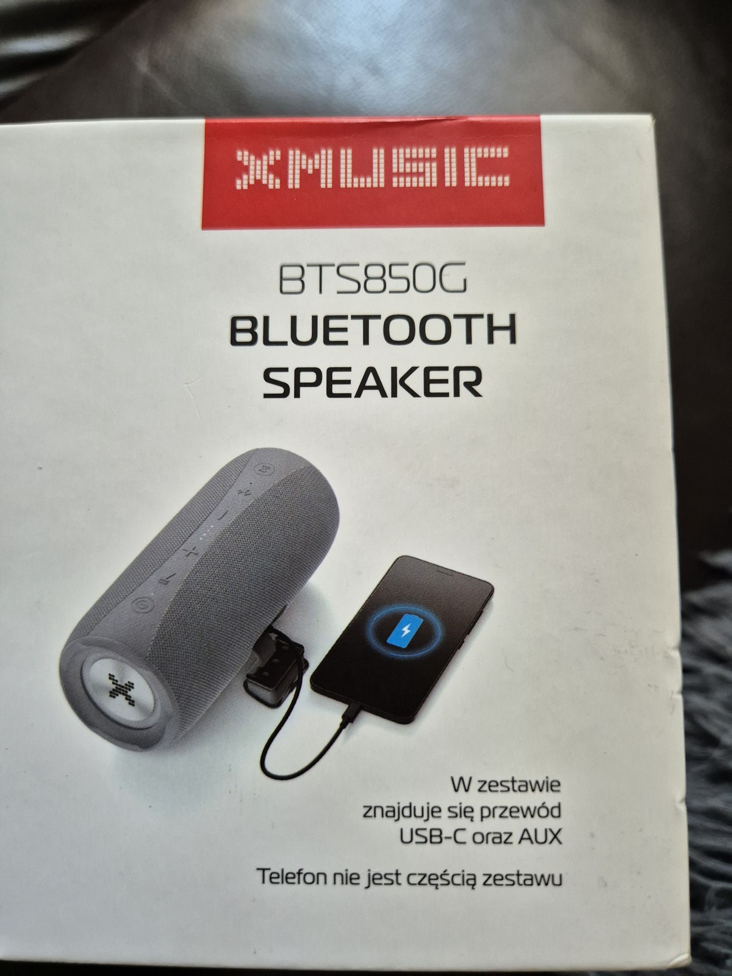 Głośnik przenośny  bluetooth xmusic bts850g nowy na gwarancji