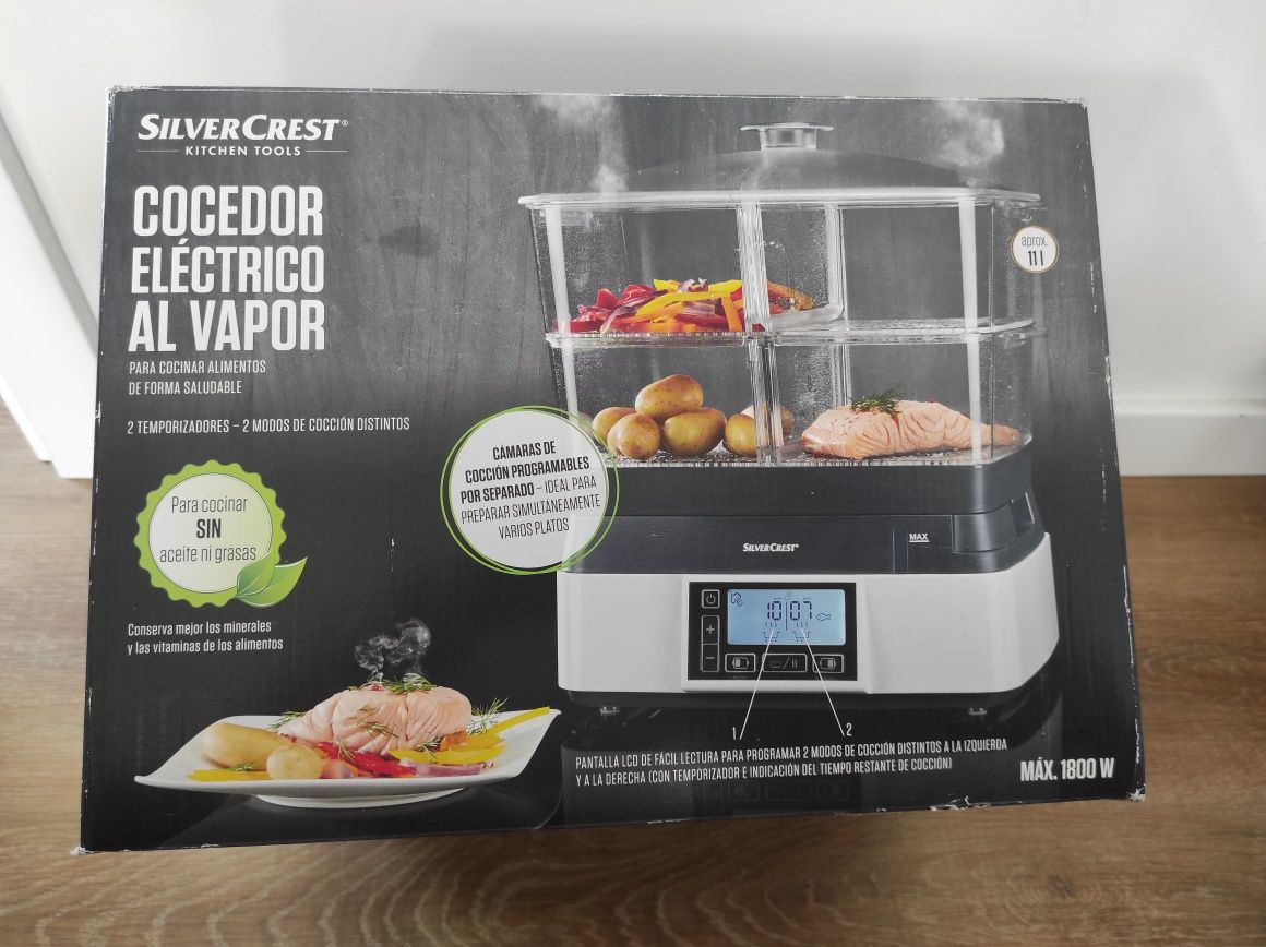 Máquina de cozinhar a vapor Silvercrest