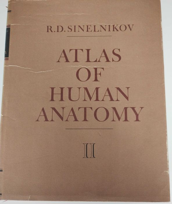 ATLAS OF HUMAN ANATOMY R.D.Sinelnikov komplet, 1, 2 i 3 tom