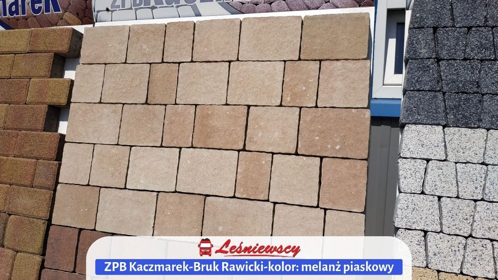 Kostka brukowa Bruk Rawicki-melanż kasztanowy na podjazd ZPB Kaczmarek