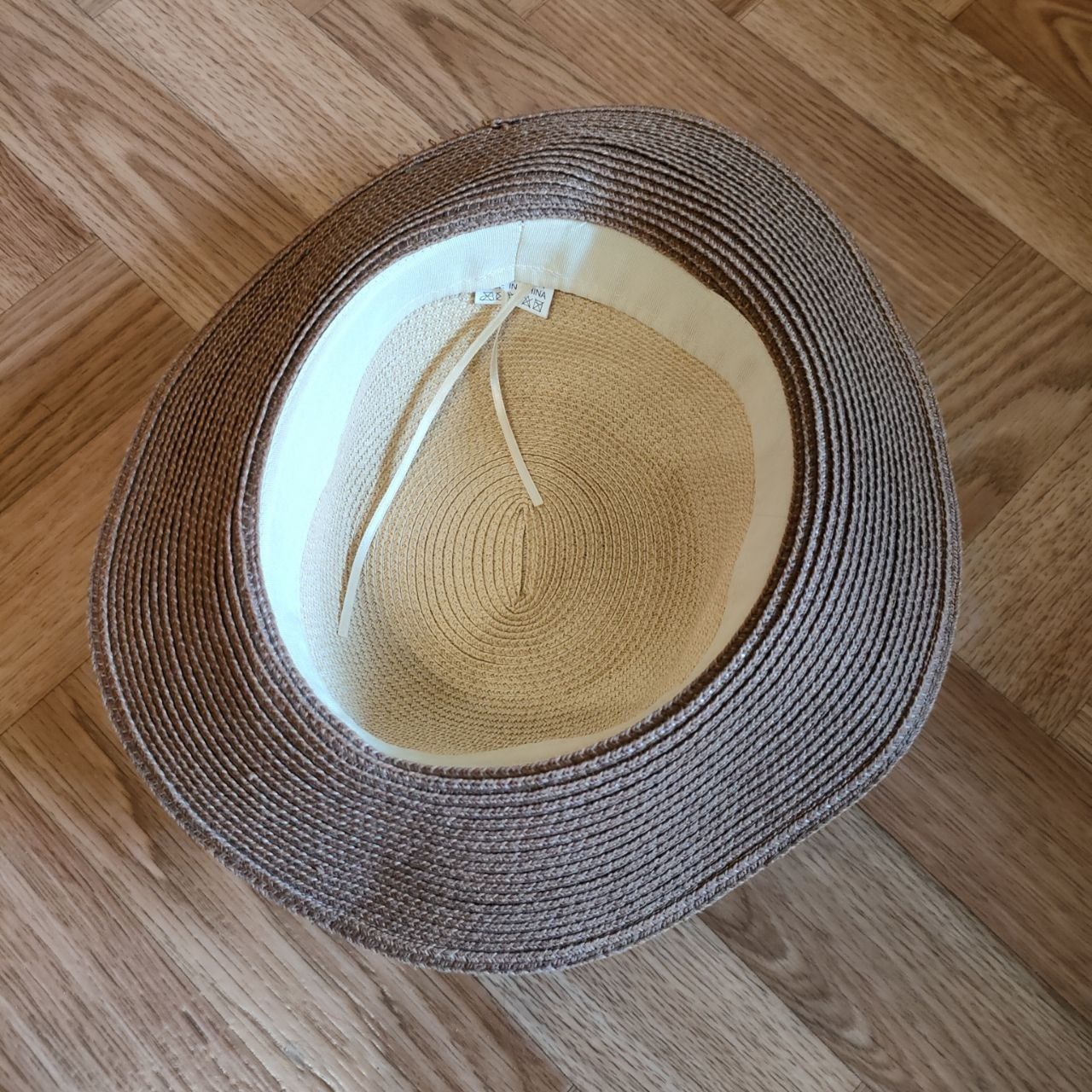 Літній капелюх/ панама з бамбукової соломи, 55см