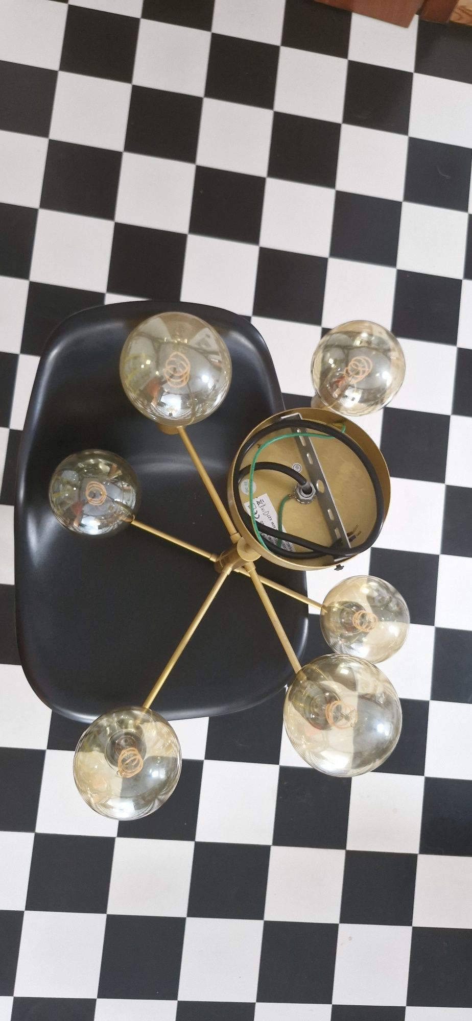 Żyrandol, lampa wisząca, regulowany, 6 żarówek marki ITALUX