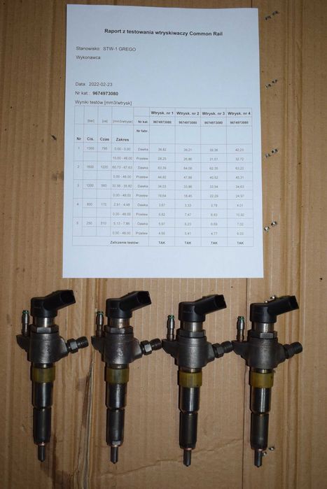 Wtrysk wtryskiwacze wtryski Ford Focus mk3 C-max mk2 1,6 tdci