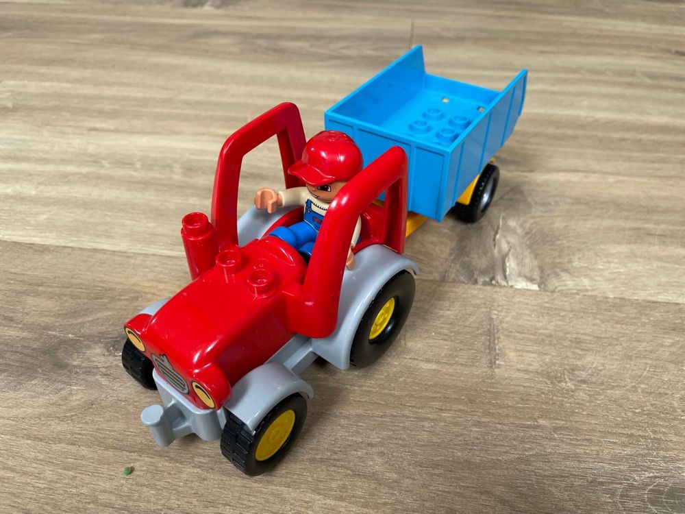 Lego duplo śmieciarka traktor quad