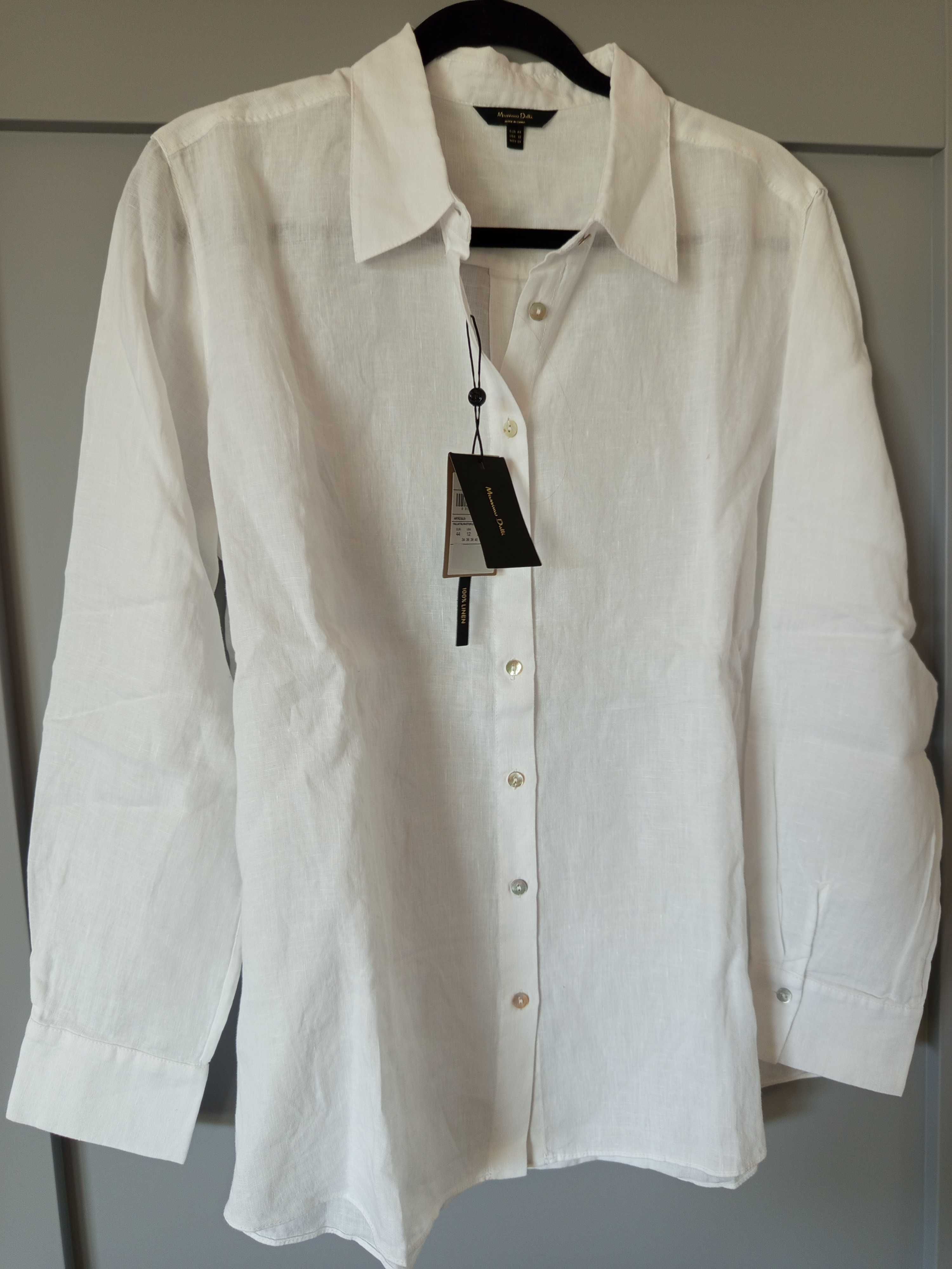 koszula lato len Massimo Dutti