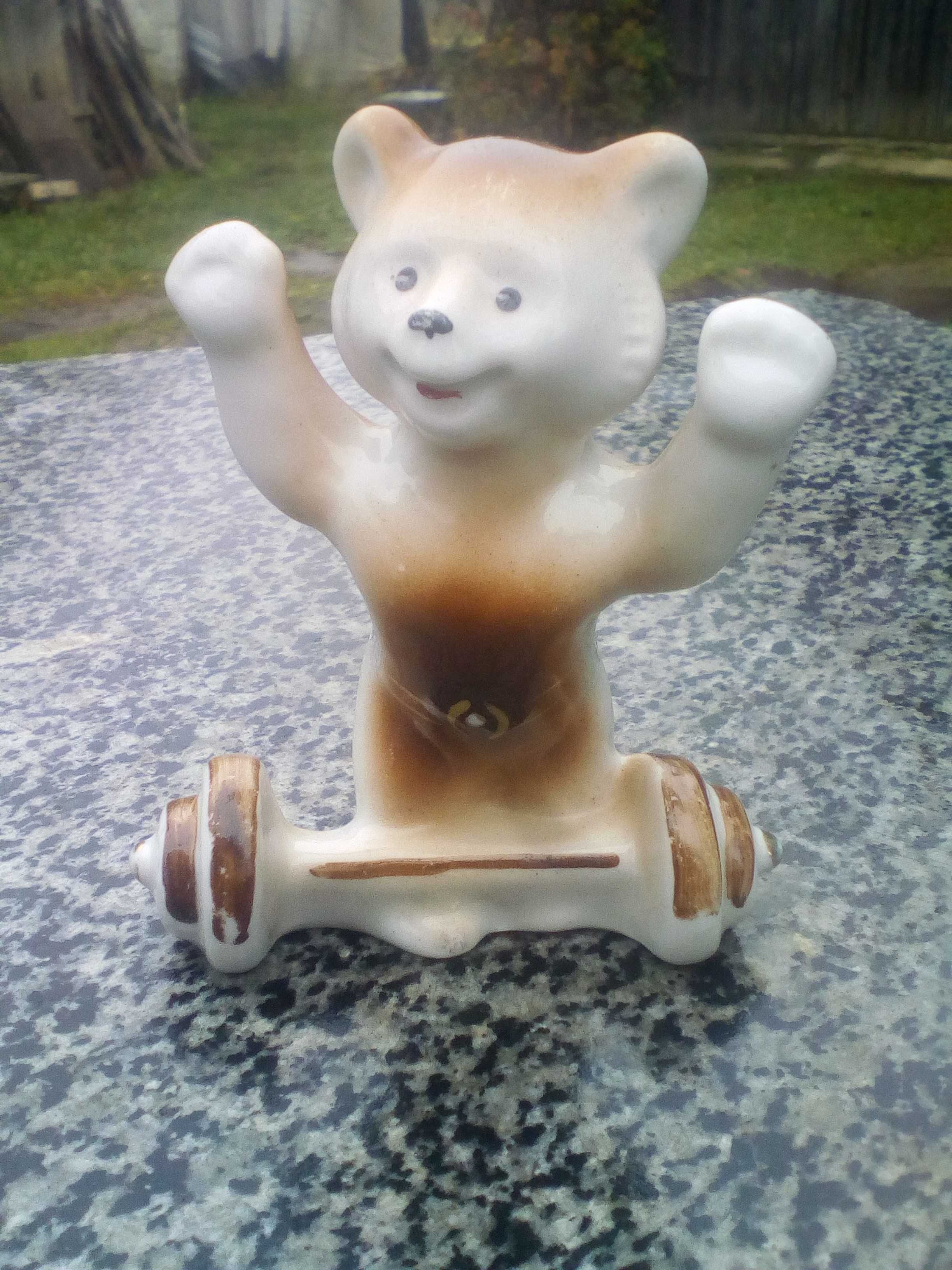 Статуетка Олімпійський мішка. "Мішка штангіст"