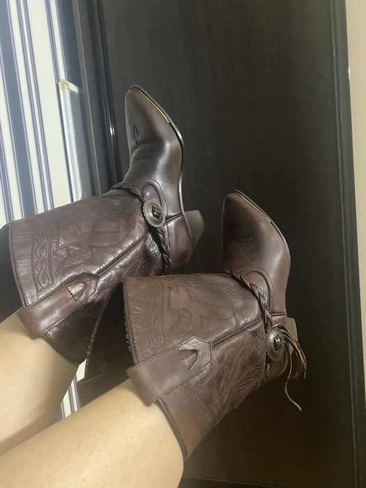 Чоботи козаки шкіряні Мексика