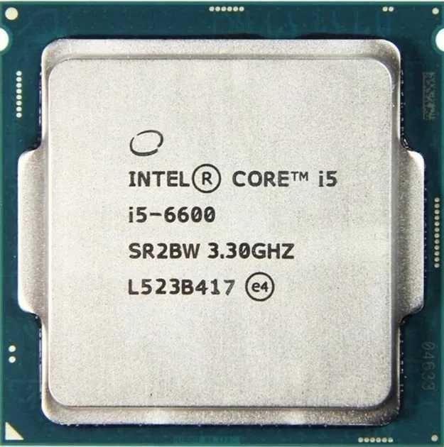 Процесор QuadCore Intel Core i5-6600 з боксовим кулером.