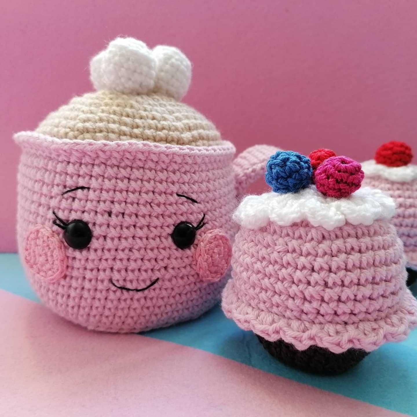 Maskotki Hand Made Amigurumi Zestaw 3 szt