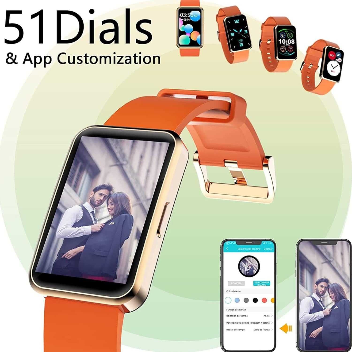 Iowodo R5 Smartwatch sportowy 1,57" tętno sen SpO2 temperatura 5ATM