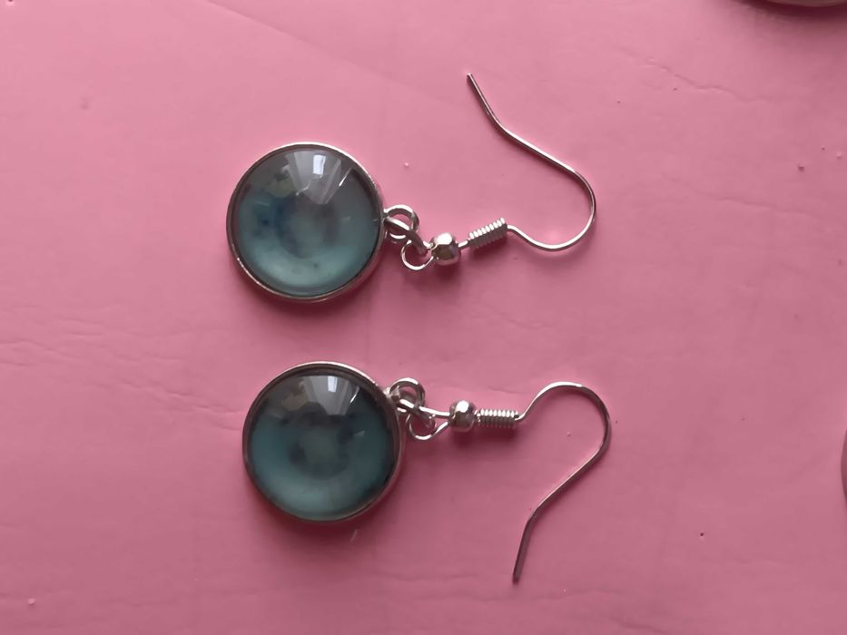 Conjunto bijutaria 4 peças Olho Azul