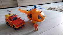 Helikopter i wóz strażacki STRAŻAK SAM