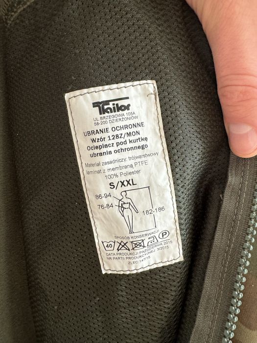 Ubranie ochronne 128Z/MON - S/XXL