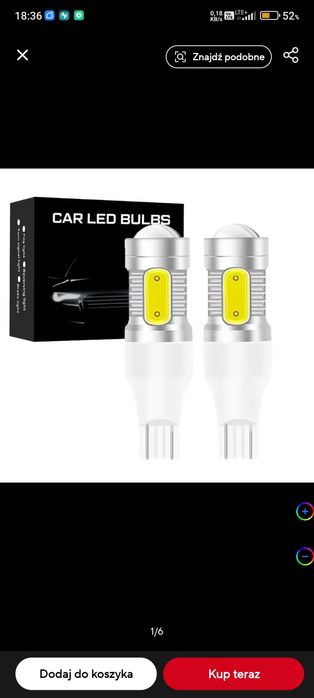 Żarówki LED W15W / W16W