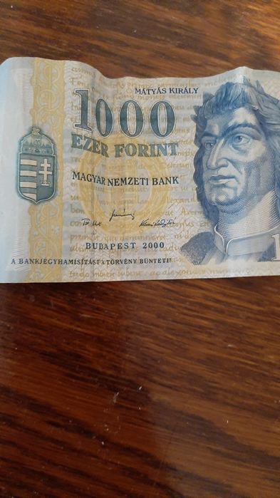 Венгрия 1000 форинтов 2000 Миллениум Юбилейка редкая