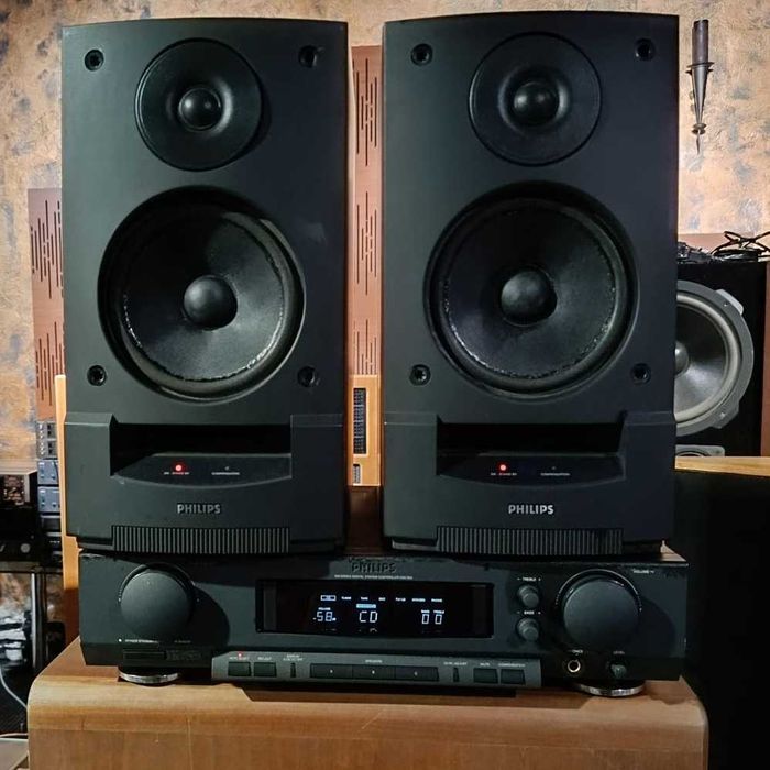 Philips 70 dss 940 активні полочники + dsc 950 підсилювач попередній